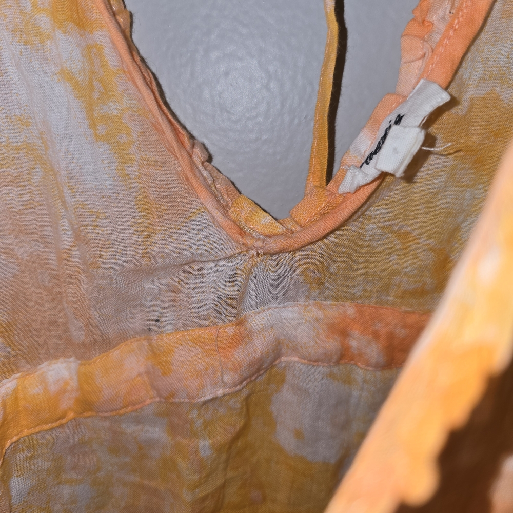🌟 Aerie Orange Tie Dye Swim Cover-Up - Picture 7 of 7